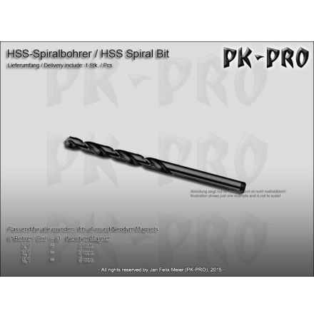 PK HSS Spiral Drill Bit 5.1mm