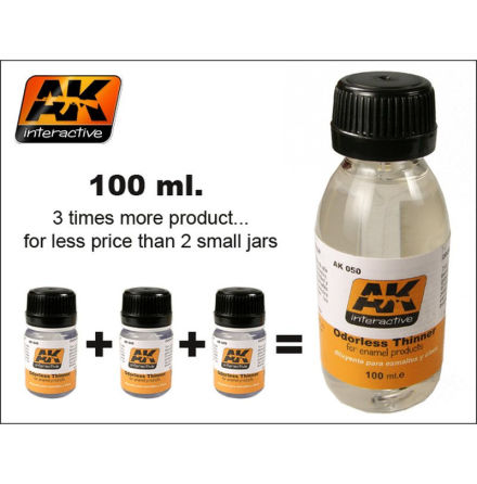 AK050 ODORLESS THINNER (100ml)