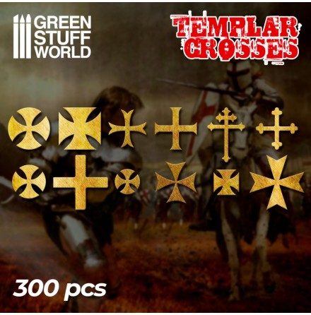 Brass Symbols - Templar Cross Symbols