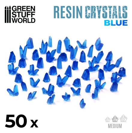 Resin Crystals BLUE - Medium