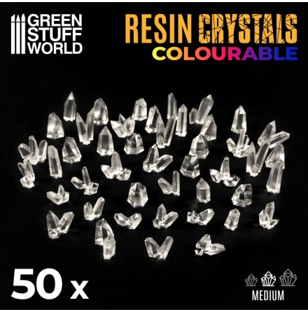 Resin Crystals CLEAR - Medium