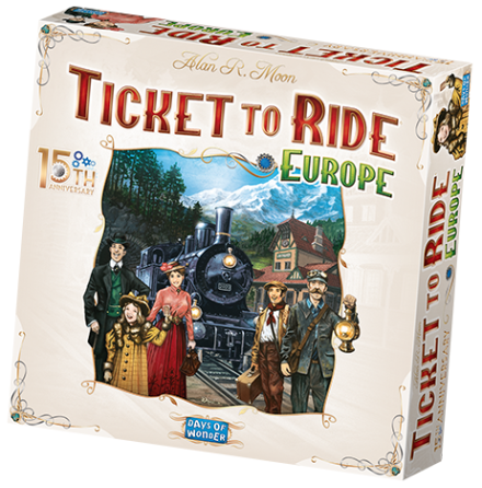 Ticket To Ride: Europe 15th Anniversary Ed. (Nordic)