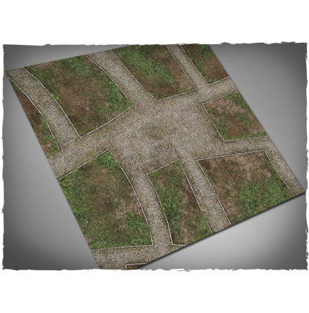 Game mat - Cobblestone Streets 3x3 foot