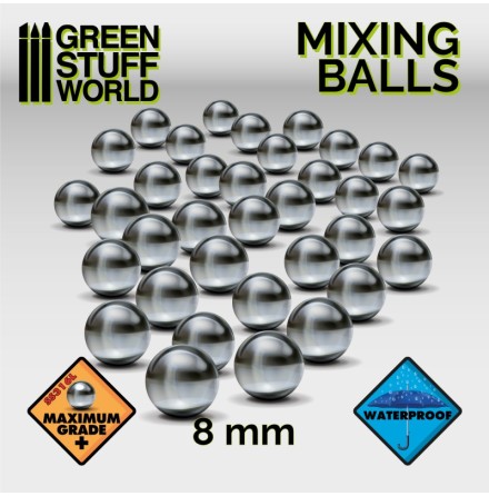 Mixing Paint Steel Bearing Balls in 8mm