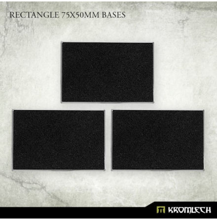 Rectangle 75x50mm Bases