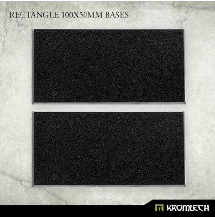 Rectangle 100x50mm Bases