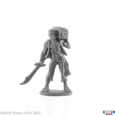 PIRATE WITH TREASURE CHEST (BONES USA)