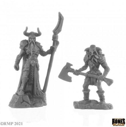 RUNE WIGHT THANE AND JARL (2) (BONES BLACK)