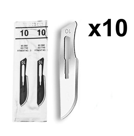 No.10 Scalpel Blades x10