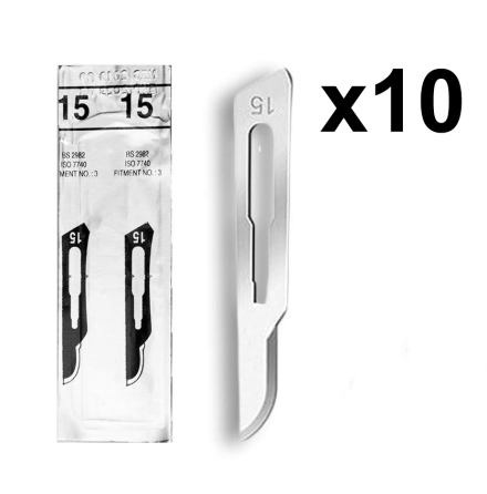 No.15 Scalpel Blades x10