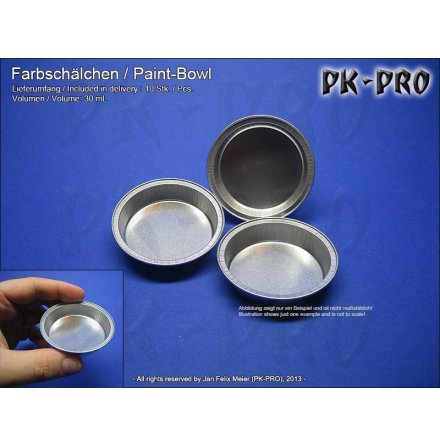 PK Paint Bowls 30ml (10x)