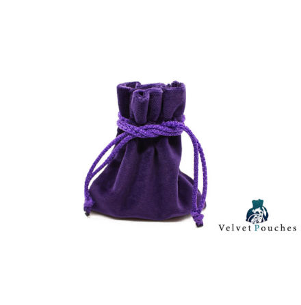 Velvet Pouch - Purple