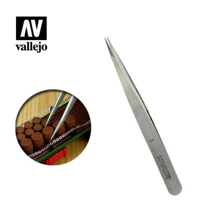 Vallejo Straight Fine Tweezers (120 mm)