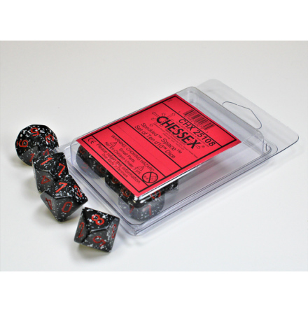Space Speckled Polyhedral Ten d10 Set