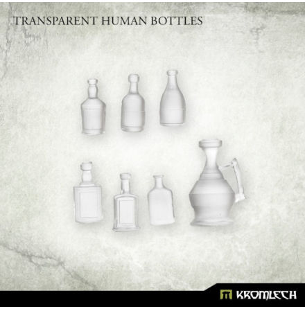 Transparent Human Bottles