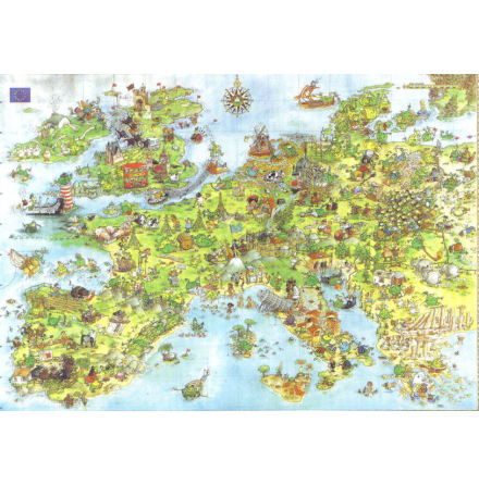 United Dragons of Europe by Degano 4000 pieces 96x136 cm