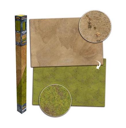 Double-sided Gaming Mat Desert/Grassland (48x72 inch)