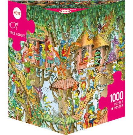 Tree Lodges (1000 pieces triangular box)