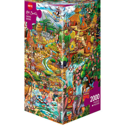 Berman: Exotic Safari (2000 pieces triangular box)
