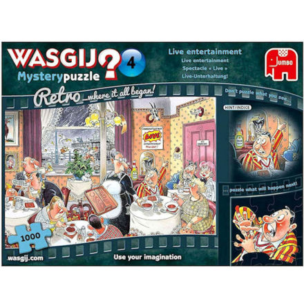 Wasgij Retro Mystery Puzzle 4: Live Entertainment! (1000 pieces)