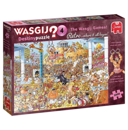 Wasgij Retro Destiny Puzzle 4: The Wasgij Games! (1000 pieces)