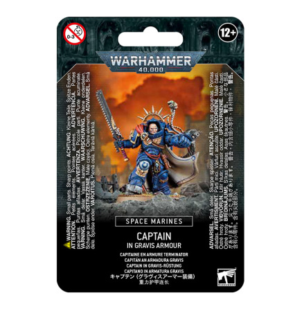 SPACE MARINES: PRIMARIS CAPTAIN IN GRAVIS ARMOUR