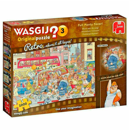 Wasgij Retro Original Puzzle 3: Full Monty Fever (1000 pieces)