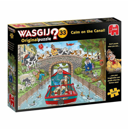 Wasgij Original Puzzle 33: Calm On The Canal! (1000 pieces)