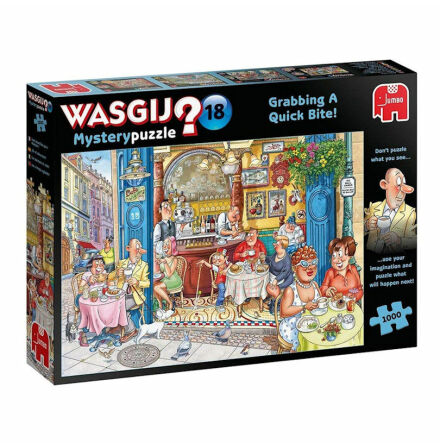 Wasgij Mystery 18: Grabbing A Quick Bite! (1000 pieces)