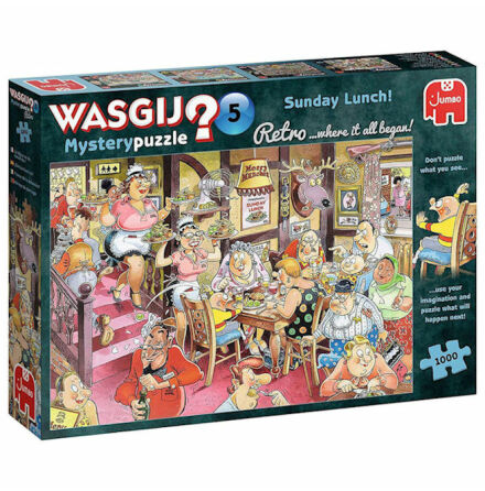 Wasgij Retro Mystery Puzzle 5: Sunday Lunch! (1000 pieces)