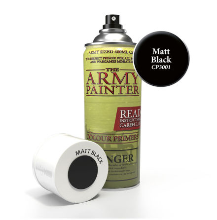 ArmyPainter Base Primer Spray - Matt Black
