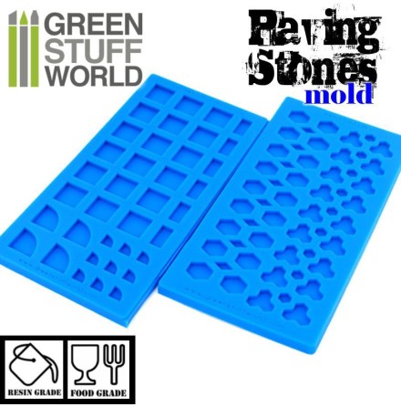 Silicone Moulds: PAVING STONES