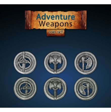 Adventure Weapons Coin Set