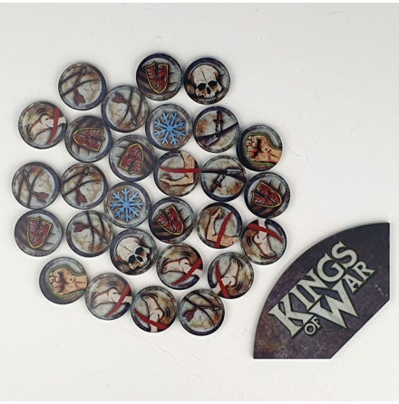 Kings of War Game token set (2020)