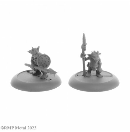 RATPELT KOBOLD SPEARMEN (2) (Metall)