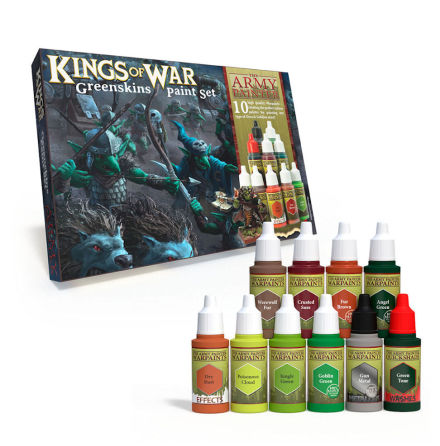 Kings of War Greenskins Paint Set