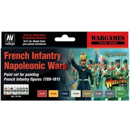 FRENCH INFANTRY NAPOLEONIC WARS 8X17ML