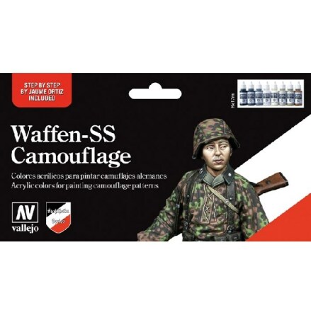 WAFFEN-SS CAMOUFLAGE SET -8 COLOR SET 17 ML