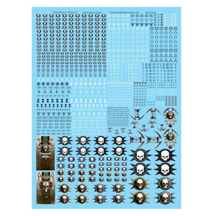 HORUS HERESY: Death Guard Legion Transfer Sheet