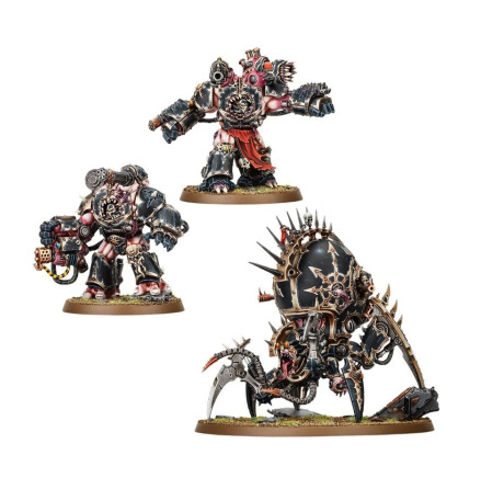 CHAOS SPACE MARINES VENOMCRAWLER AND OBLITERATORS