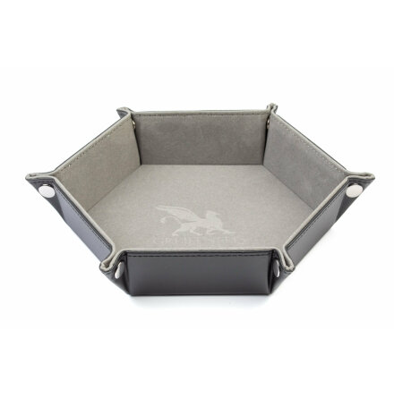 Dice Tray Hexagon Series: Gray