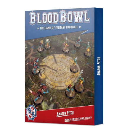 BLOOD BOWL: AMAZONS TEAM PITCH & DUGOUTS