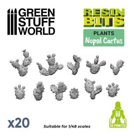 3D printed set - Nopal Cactus