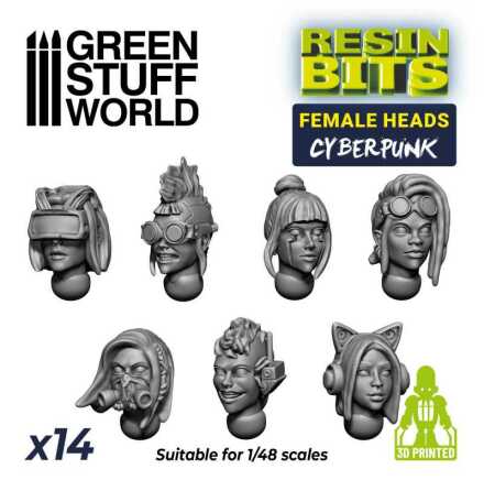 Female Heads CYBERPUNK