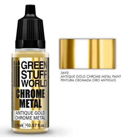 Chrome Paint - ANTIQUE GOLD 17ml