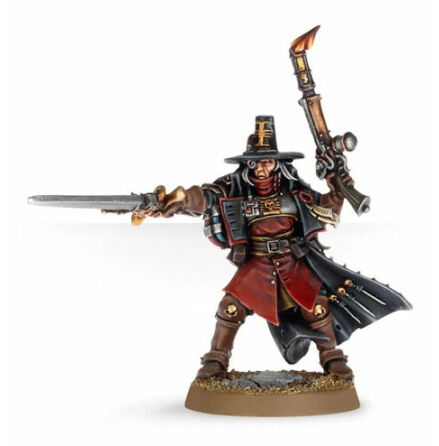 INQUISITOR WITH INFERNO PISTOL & POWER SWORD (Finecast)