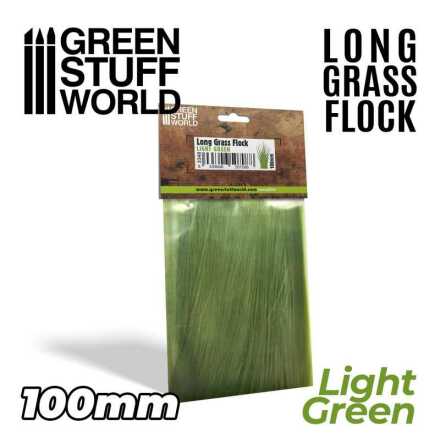 Long Grass Flock 100mm - Light Green