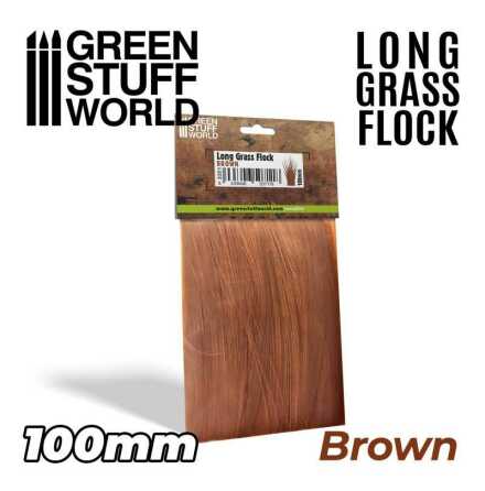 Long Grass Flock 100mm - Brown