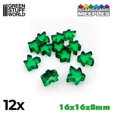 Meeples 16x16x8mm - Green