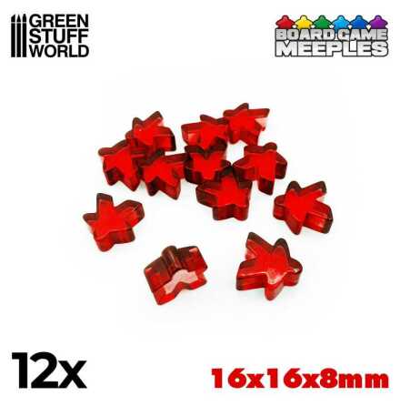 Meeples 16x16x8mm - Red